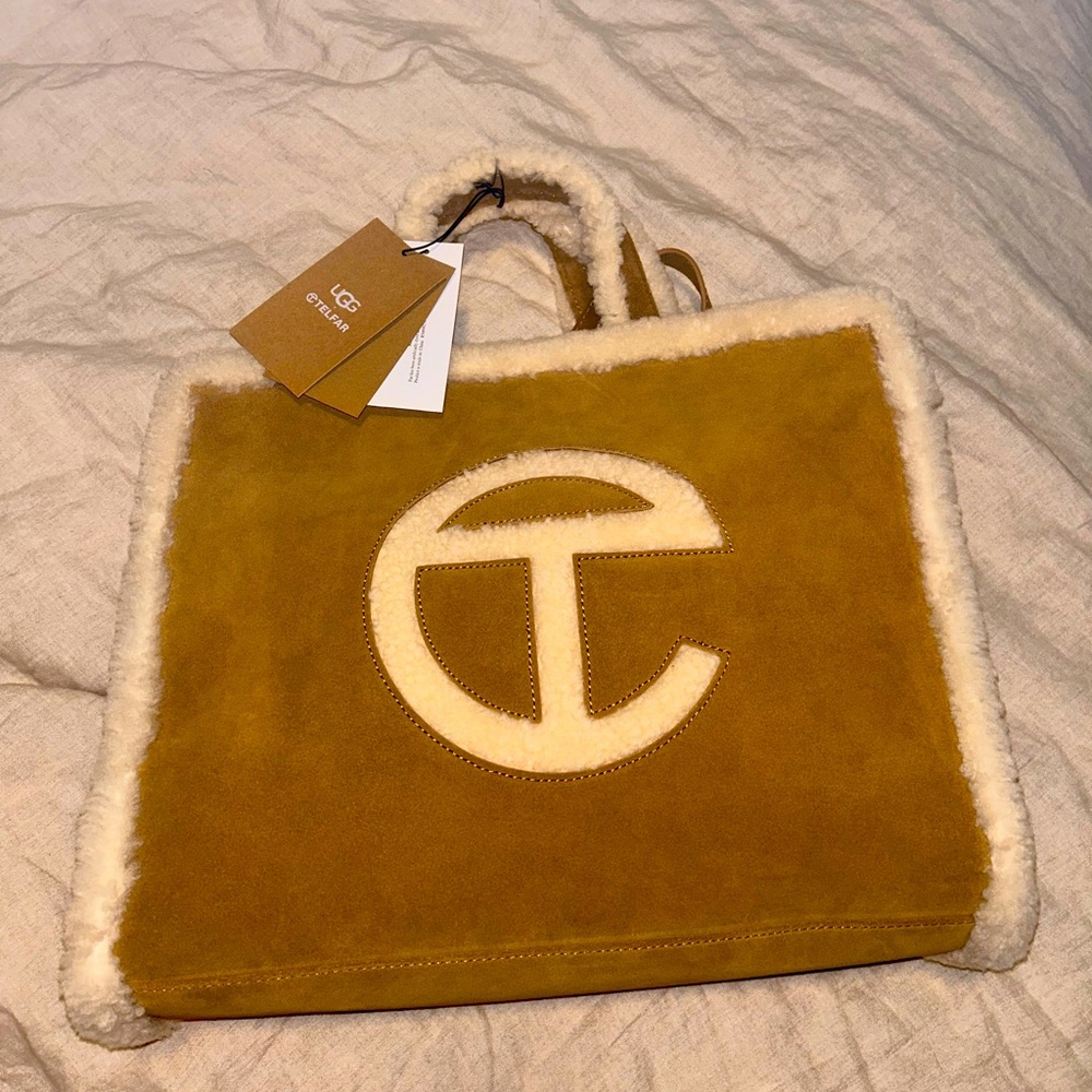 Telfar x UGG Shopping Bag Medium Chestnut
